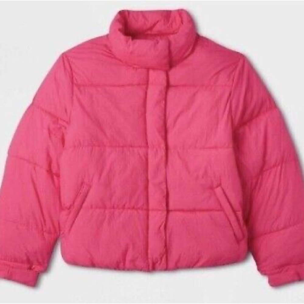 Target Pink Puffer Jacket